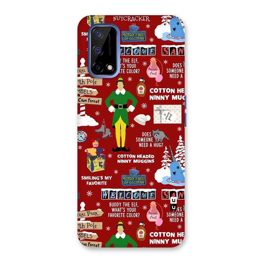 Christmas Cute Doodles Back Case for Realme Narzo 30 Pro