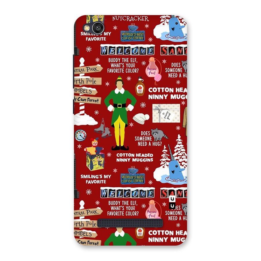 Christmas Cute Doodles Back Case for Redmi 4A