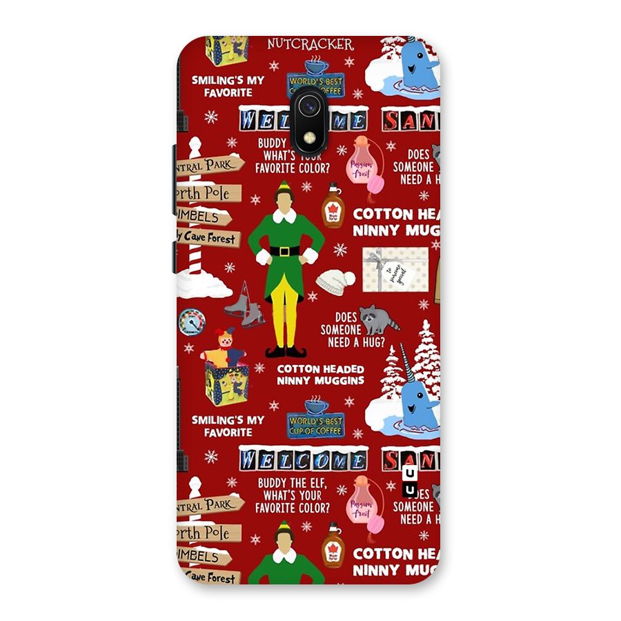 Christmas Cute Doodles Back Case for Redmi 8A
