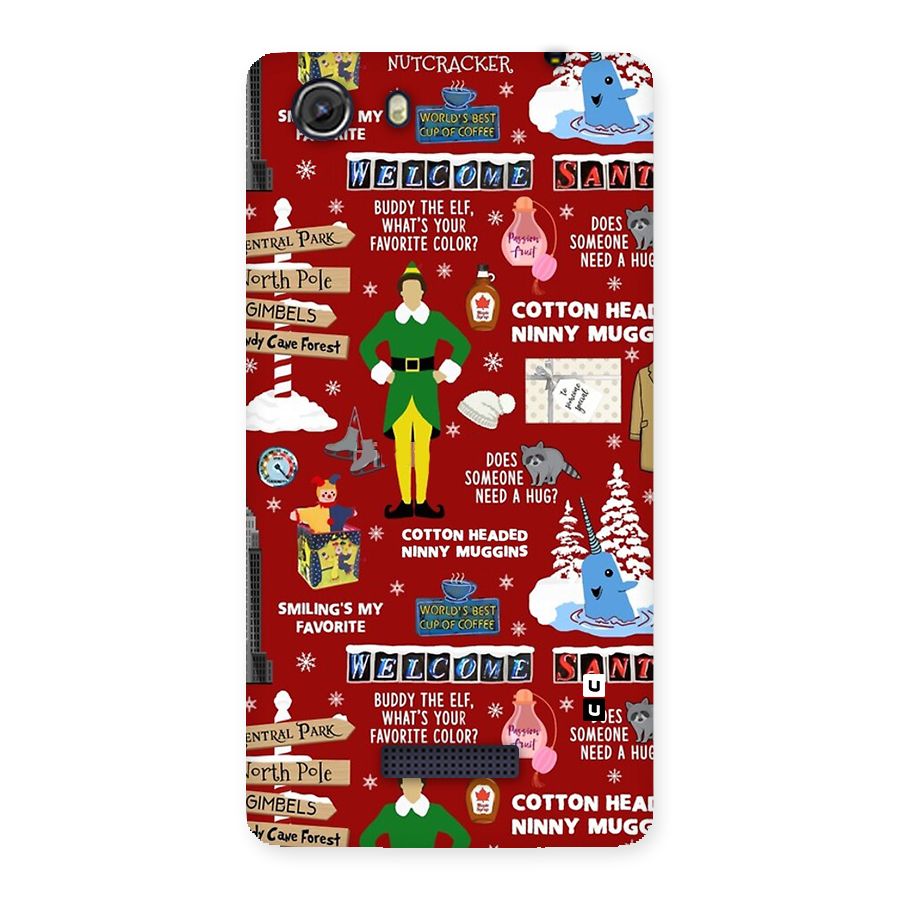 Christmas Cute Doodles Back Case for Unite 3