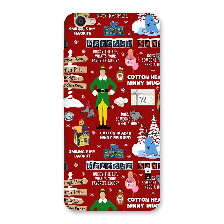 Christmas Cute Doodles Back Case for Vivo V5