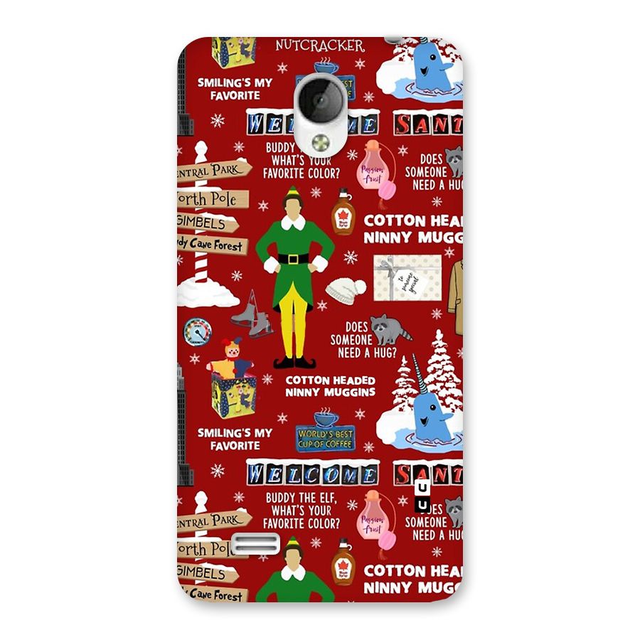 Christmas Cute Doodles Back Case for Vivo Y21