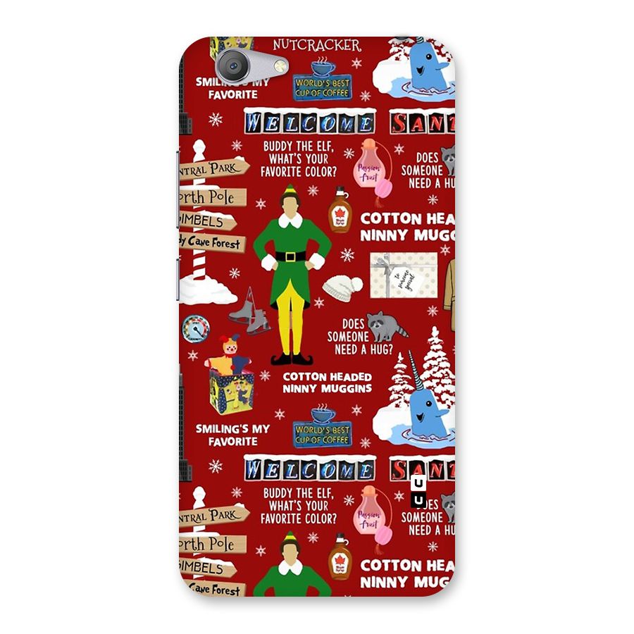 Christmas Cute Doodles Back Case for Vivo Y53