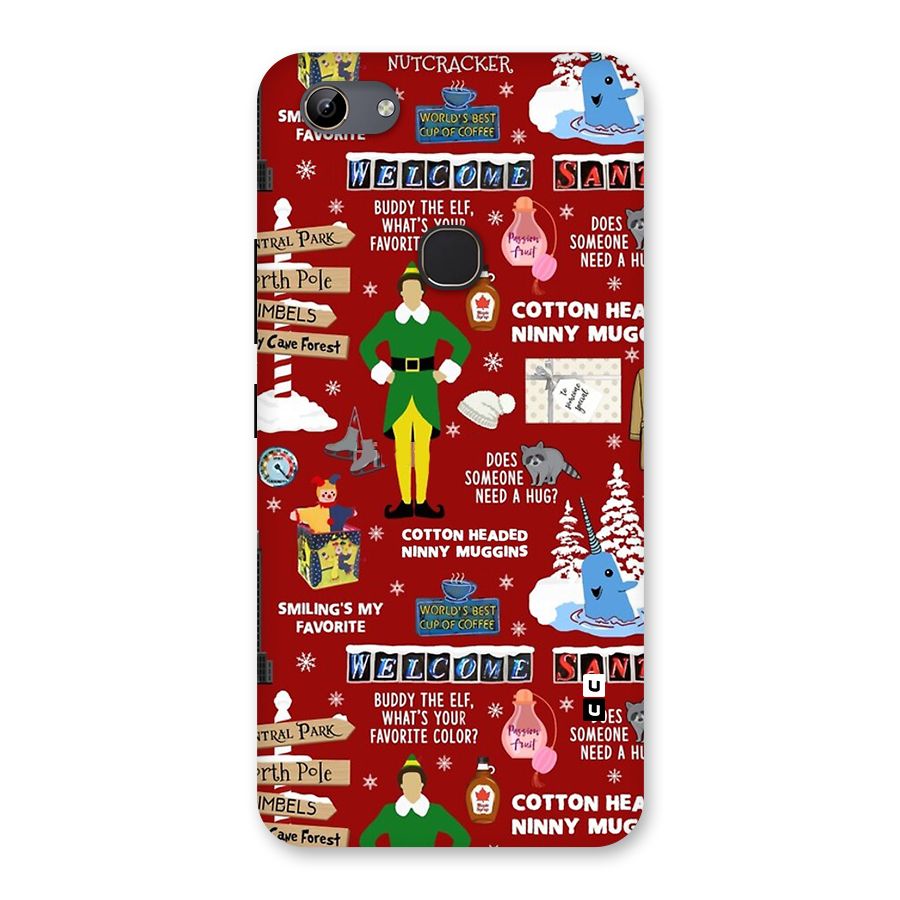 Christmas Cute Doodles Back Case for Vivo Y81