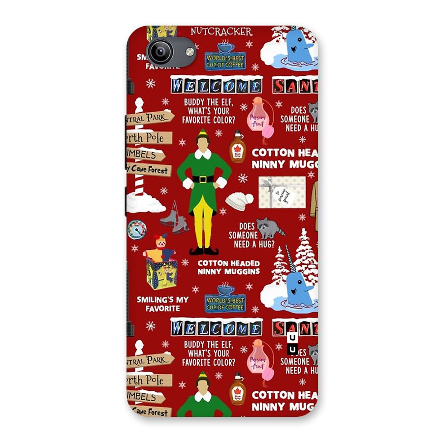 Christmas Cute Doodles Back Case for Vivo Y81i