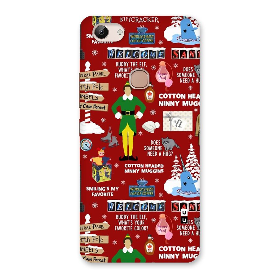 Christmas Cute Doodles Back Case for Vivo Y83