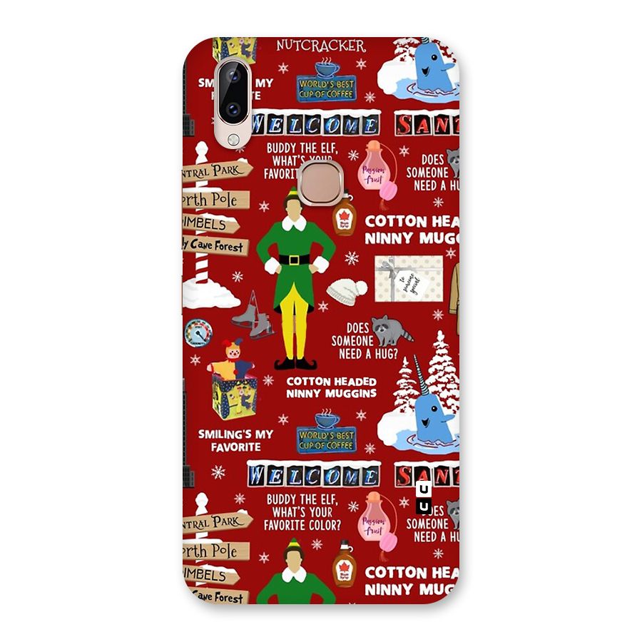 Christmas Cute Doodles Back Case for Vivo Y83 Pro