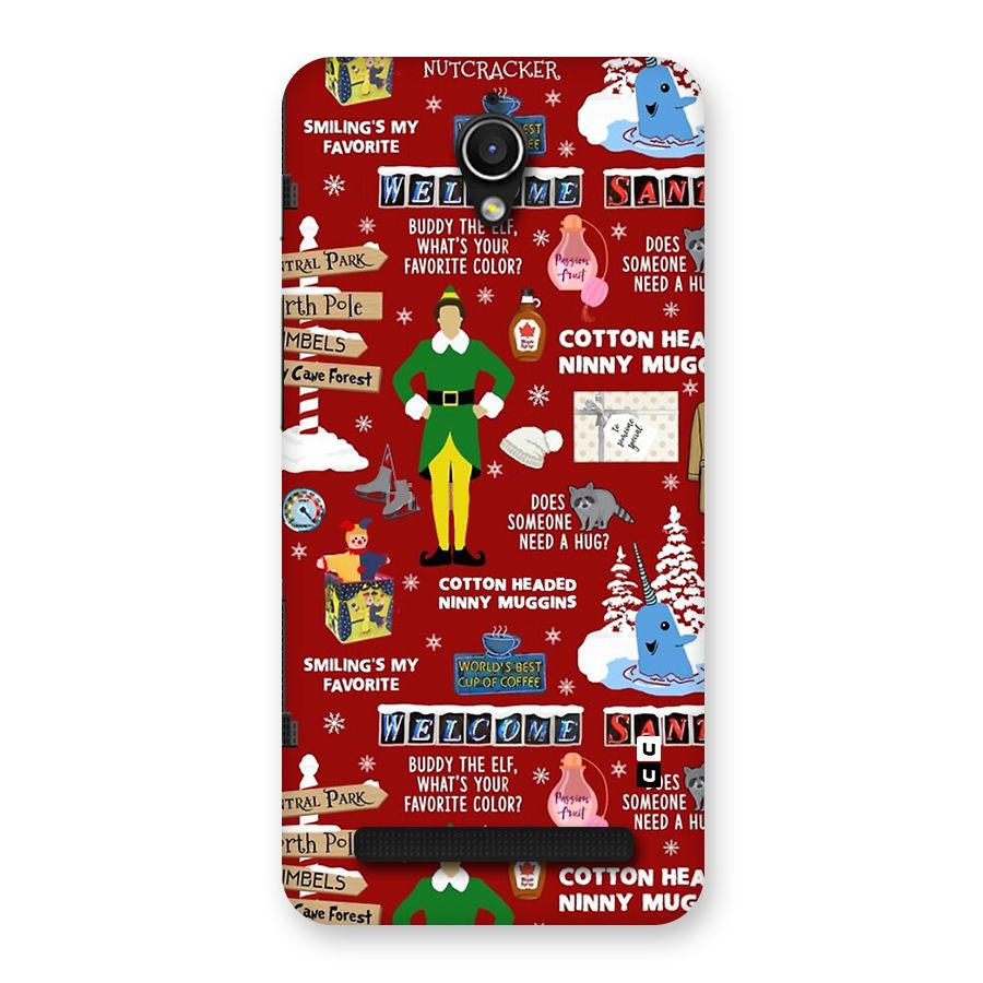 Christmas Cute Doodles Back Case for Zenfone Go