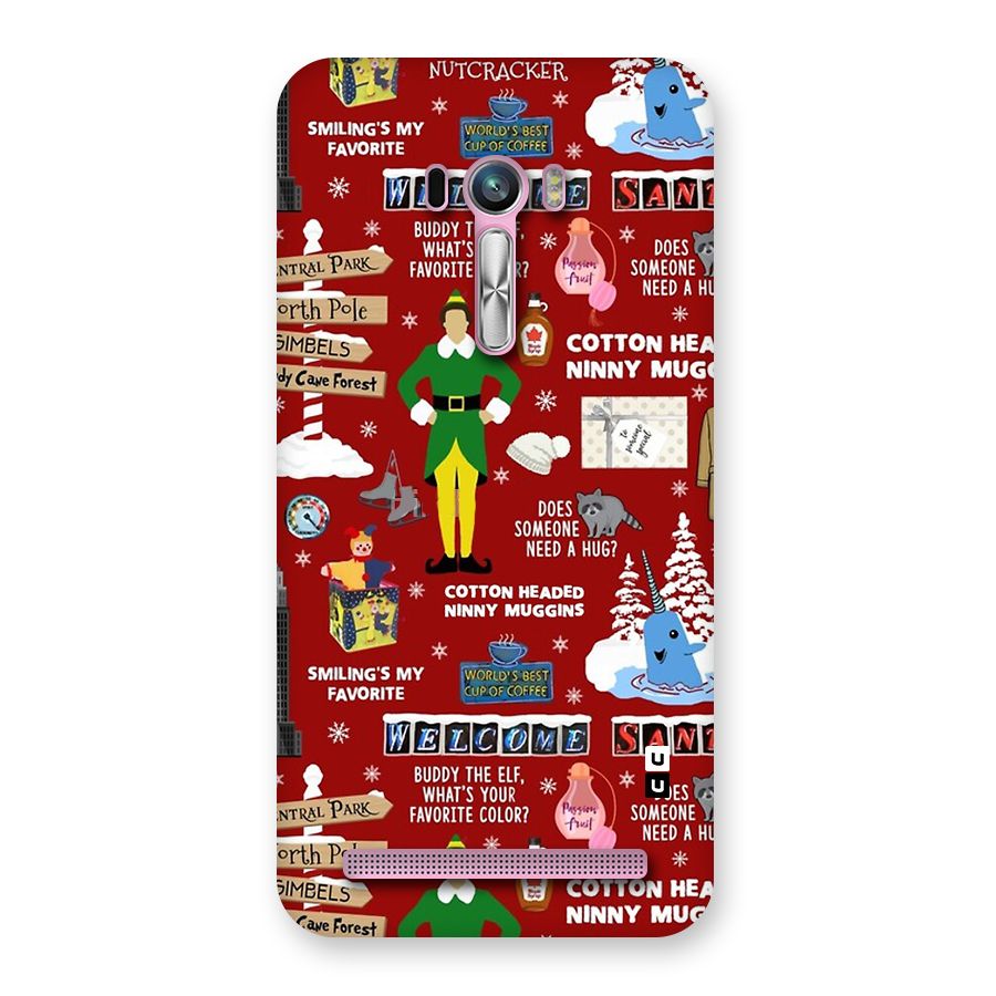 Christmas Cute Doodles Back Case for Zenfone Selfie