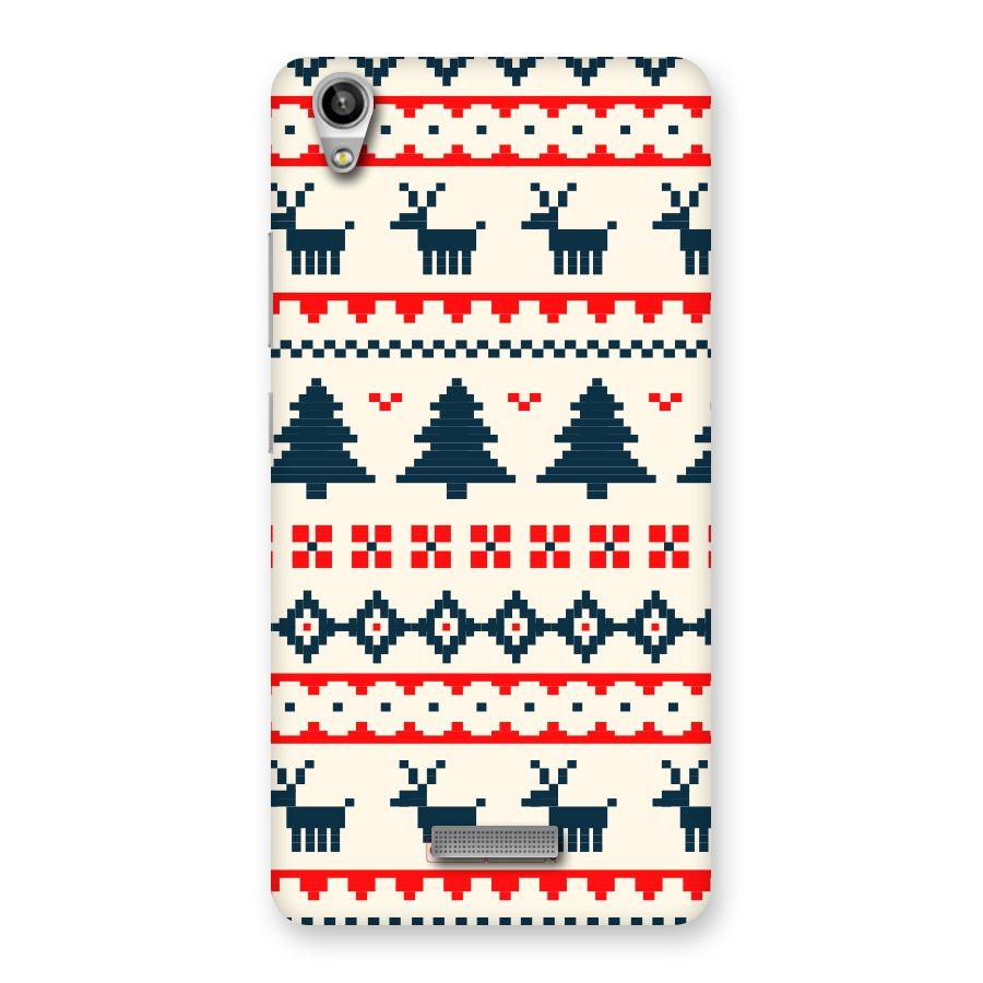 Christmas Design Pattern Back Case for Lava-Pixel-V1