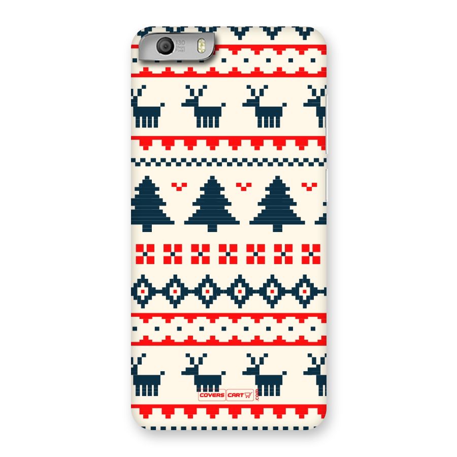Christmas Design Pattern Back Case for Micromax Canvas Knight 2