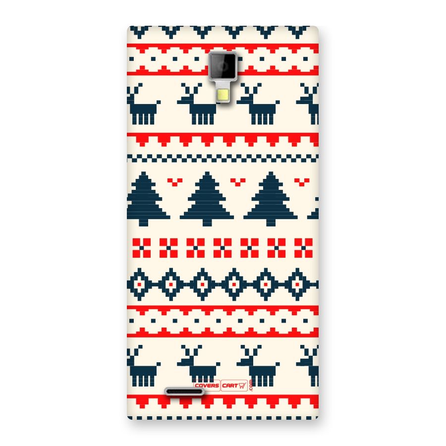 Christmas Design Pattern Back Case for Micromax Canvas Xpress A99