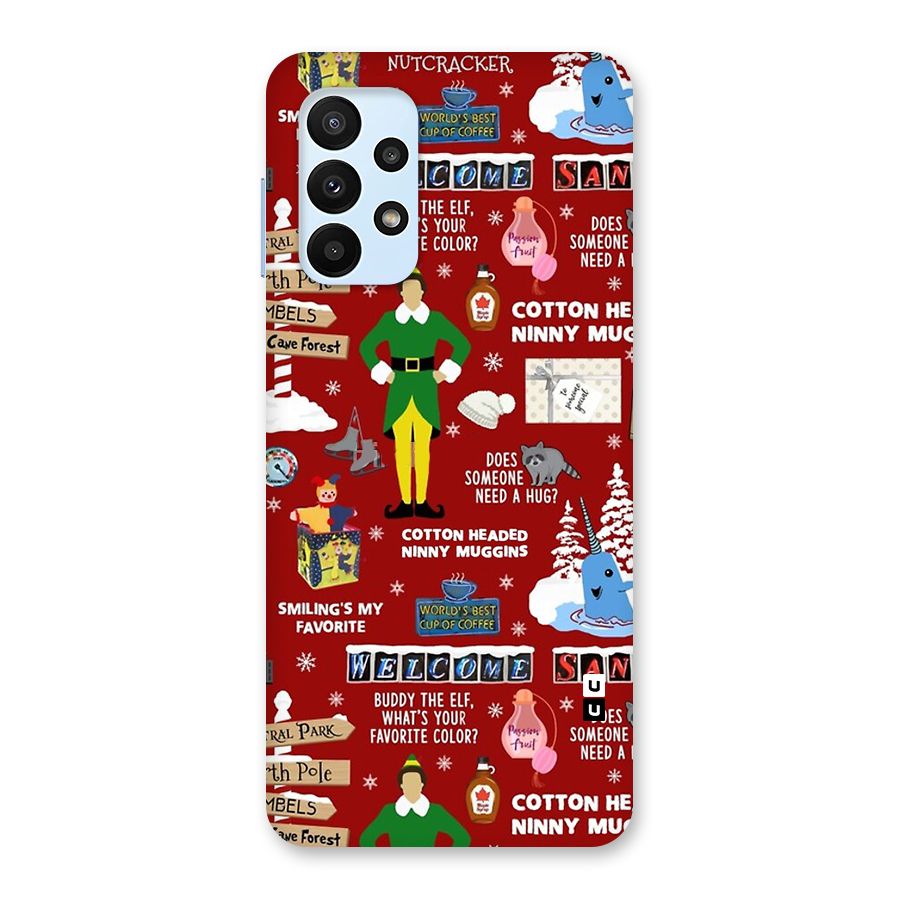 Christmas Doodles Back Case for Galaxy A23