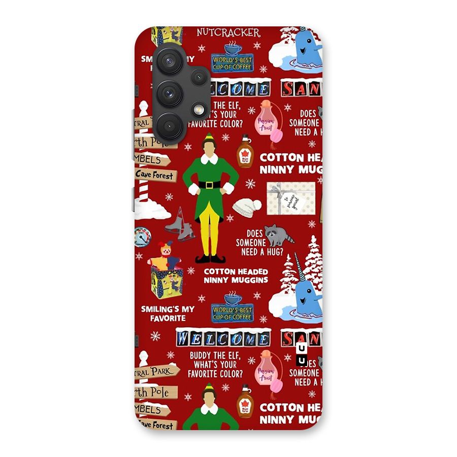 Christmas Doodles Back Case for Galaxy A32