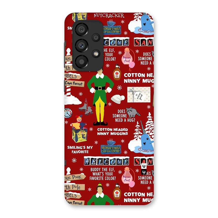 Christmas Doodles Back Case for Galaxy A33 5G