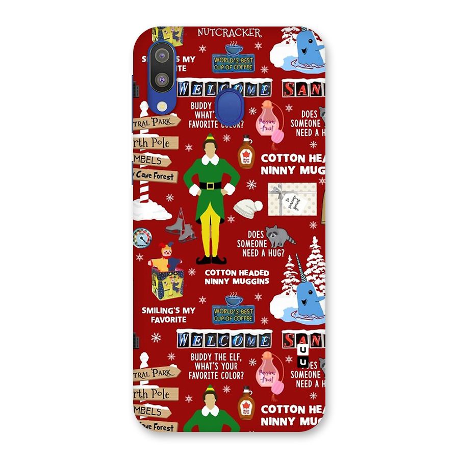 Christmas Doodles Back Case for Galaxy M20