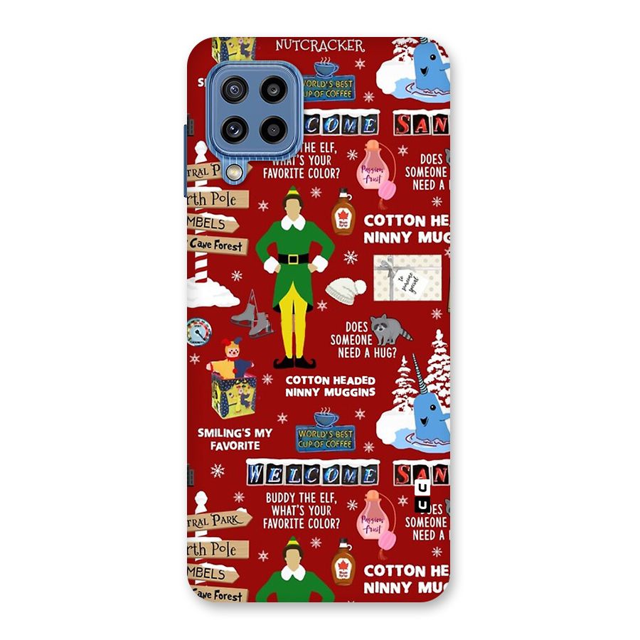 Christmas Doodles Back Case for Galaxy M32