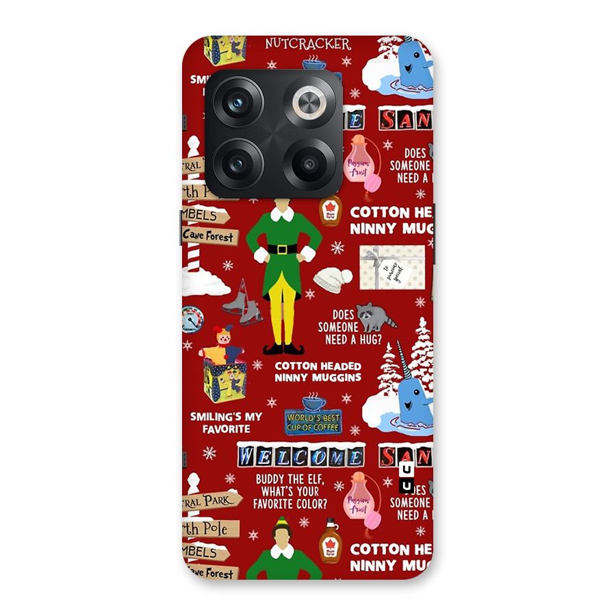 Christmas Doodles Back Case for OnePlus 10T
