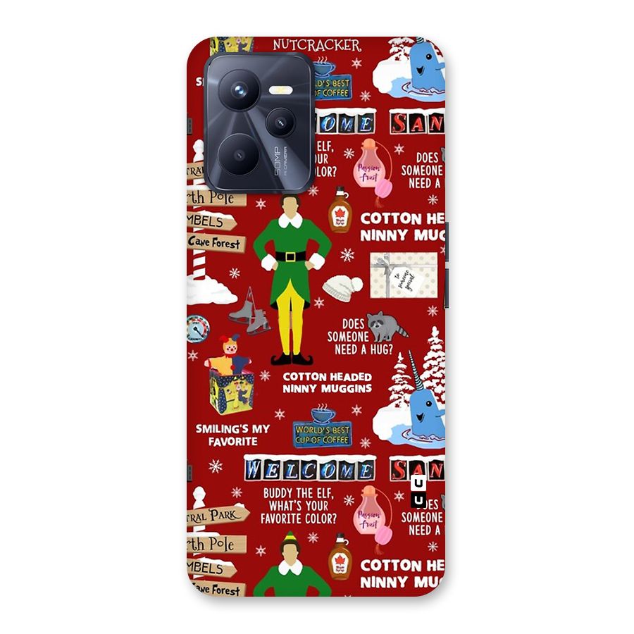 Christmas Doodles Back Case for Realme C35