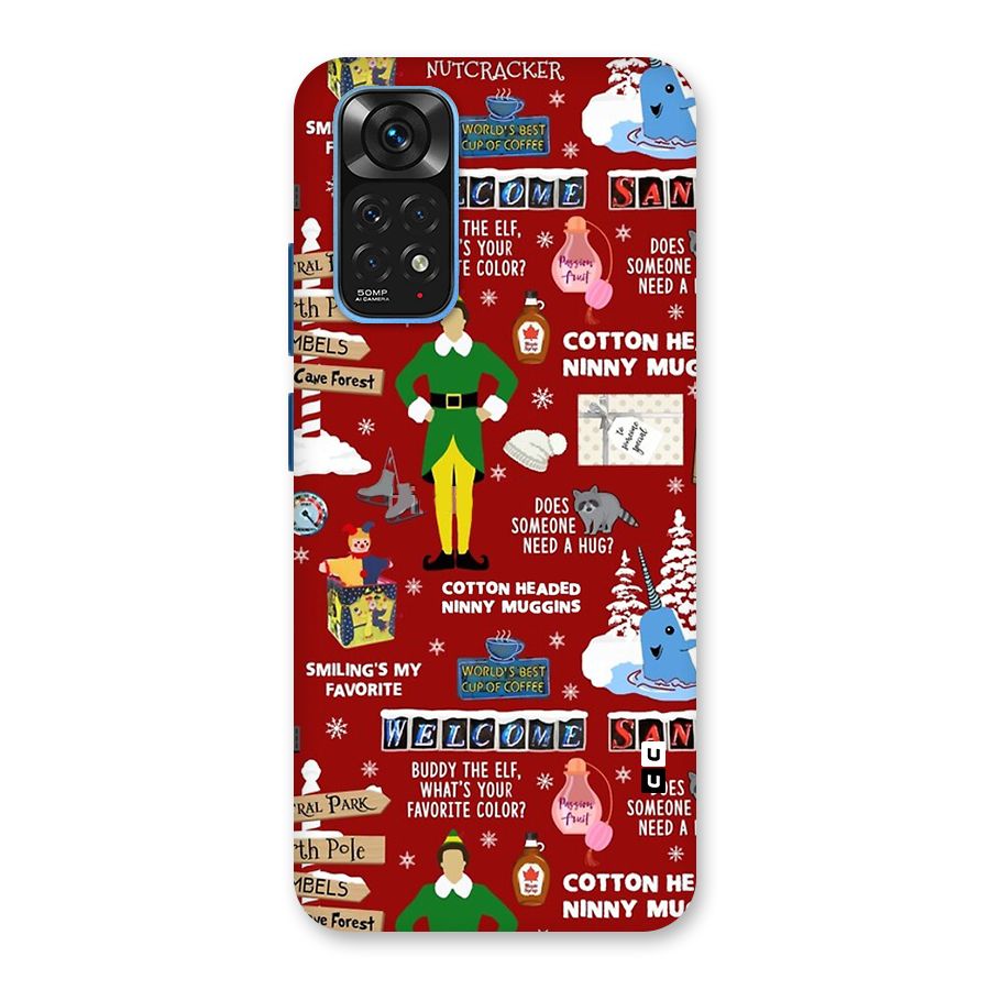 Christmas Doodles Back Case for Redmi Note 11S