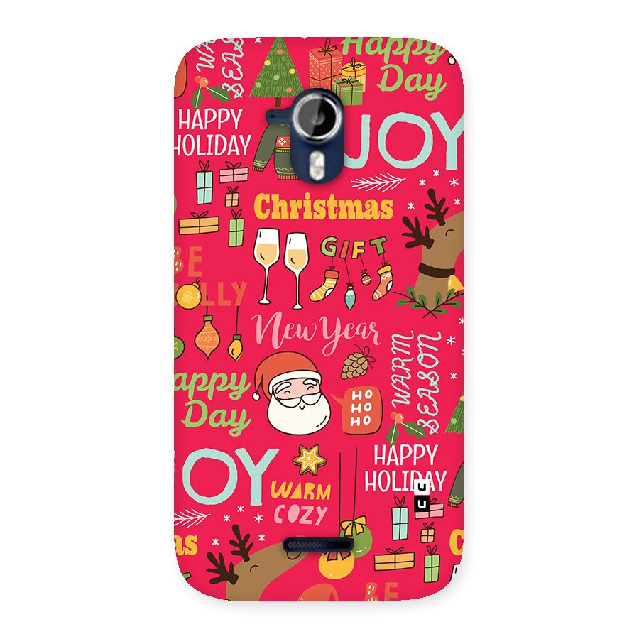Christmas Joy Happy Day Back Case for Canvas Magnus A117