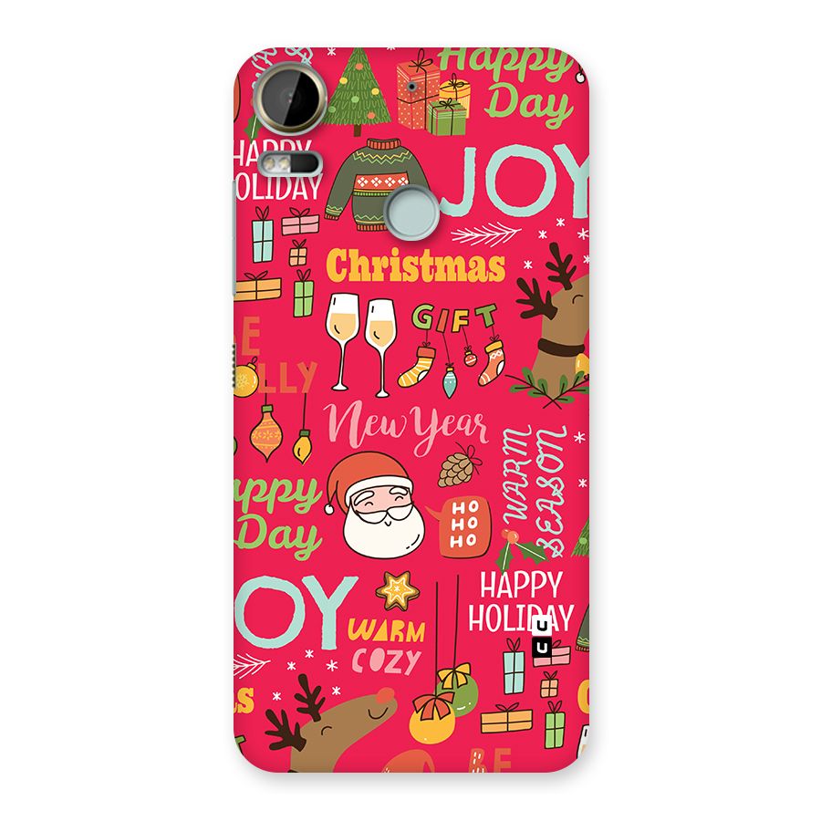 Christmas Joy Happy Day Back Case for Desire 10 Pro