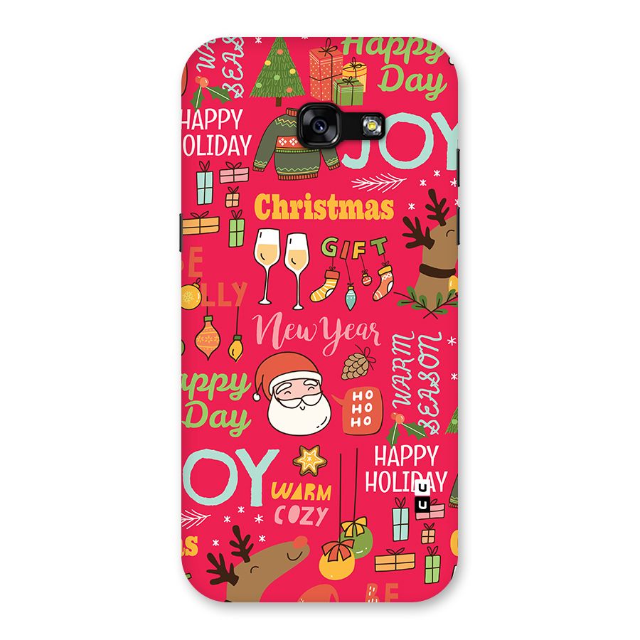 Christmas Joy Happy Day Back Case for Galaxy A5 2017