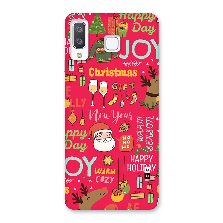 Christmas Joy Happy Day Back Case for Galaxy A8 Star