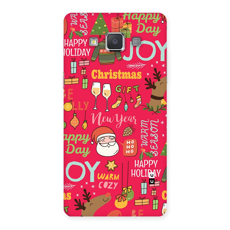 Christmas Joy Happy Day Back Case for Galaxy Grand Max