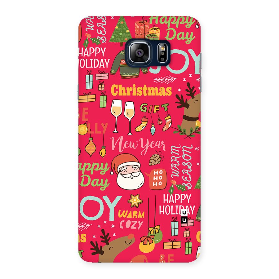 Christmas Joy Happy Day Back Case for Galaxy Note 5