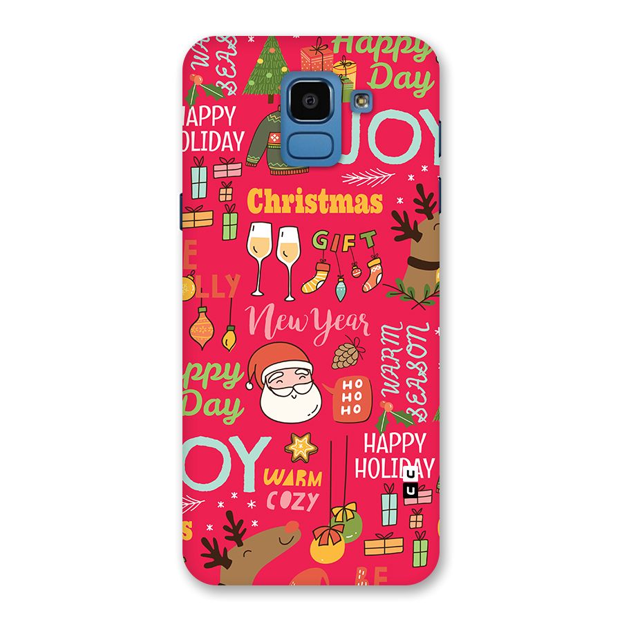 Christmas Joy Happy Day Back Case for Galaxy On6