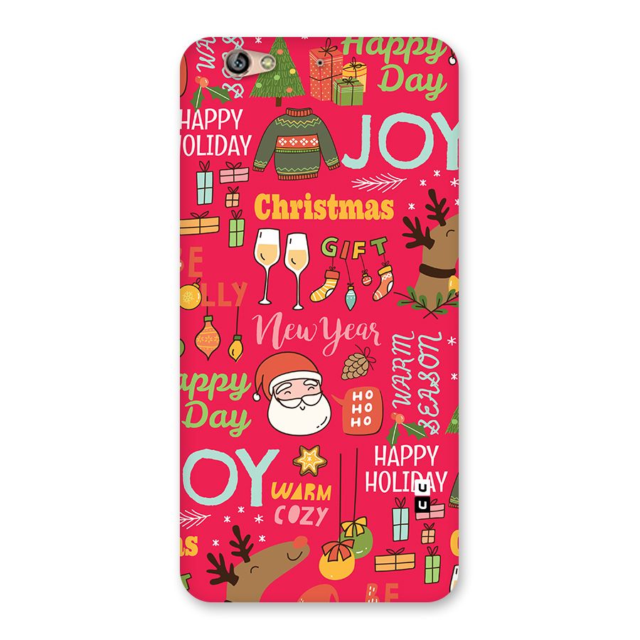 Christmas Joy Happy Day Back Case for Gionee S6