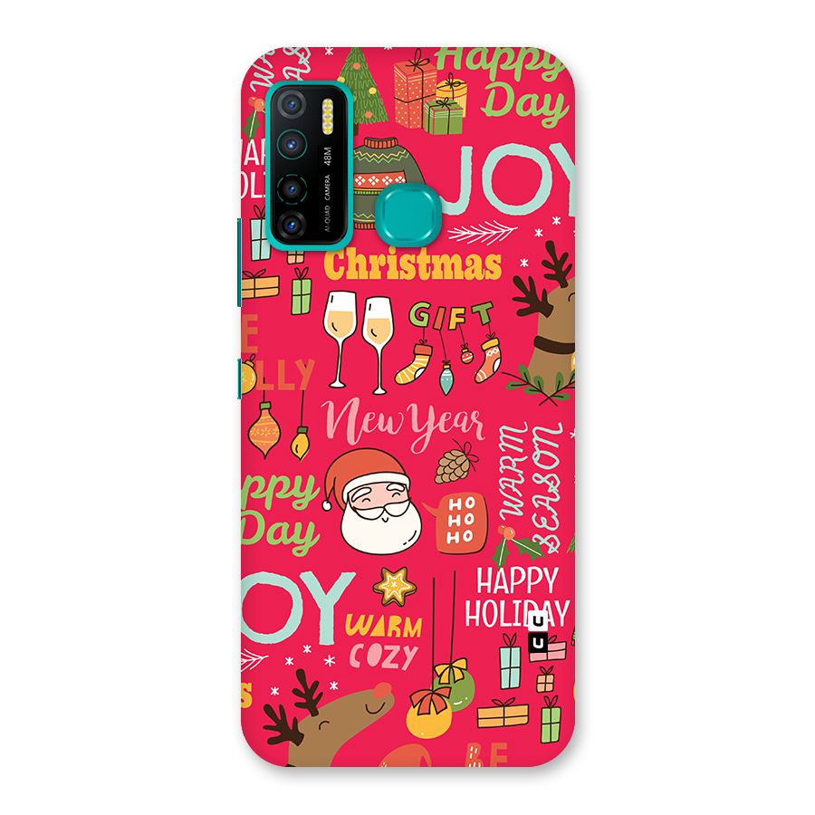 Christmas Joy Happy Day Back Case for Infinix Hot 9 Pro
