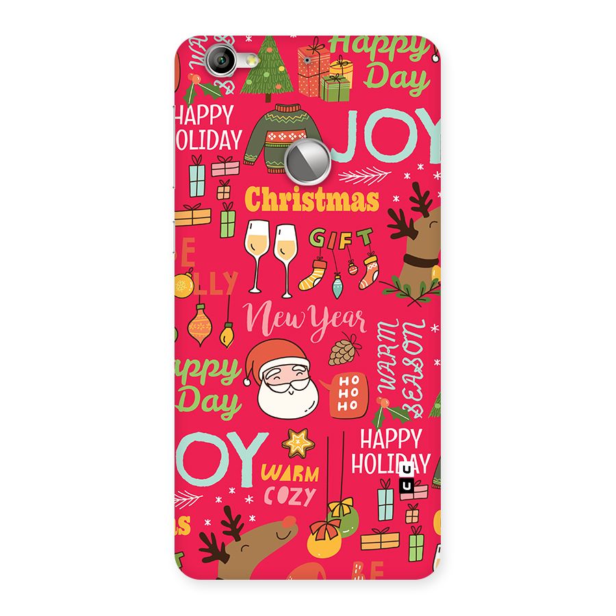 Christmas Joy Happy Day Back Case for Le 1S