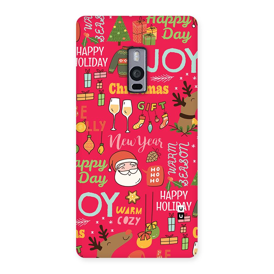 Christmas Joy Happy Day Back Case for OnePlus 2