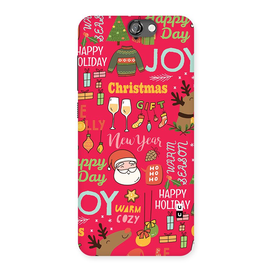 Christmas Joy Happy Day Back Case for One A9