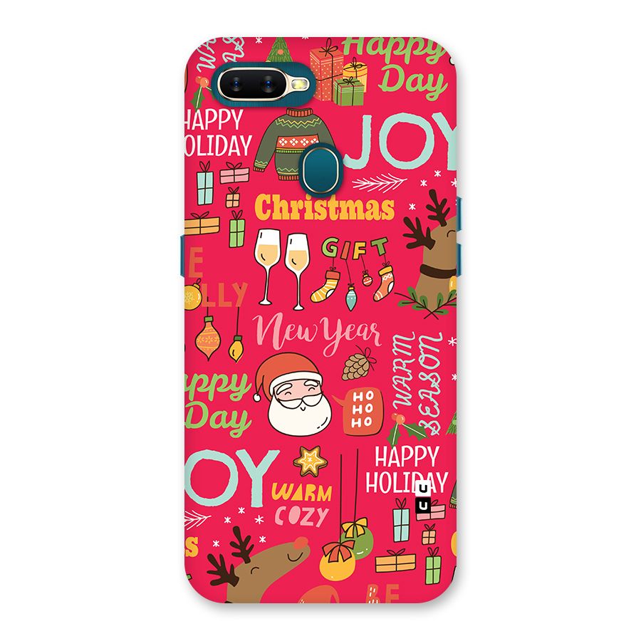 Christmas Joy Happy Day Back Case for Oppo A12s