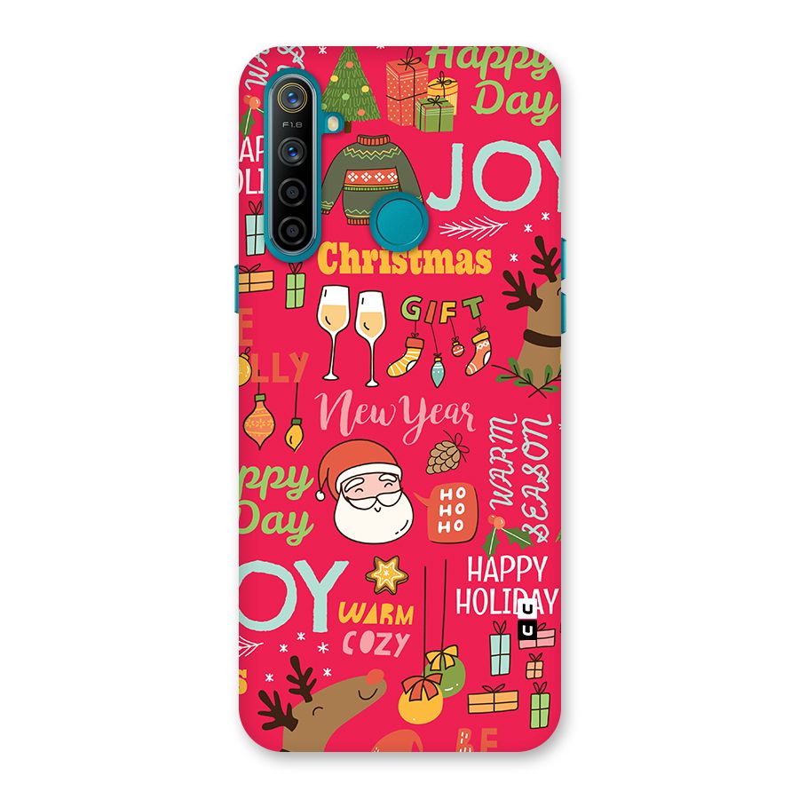 Christmas Joy Happy Day Back Case for Realme 5i