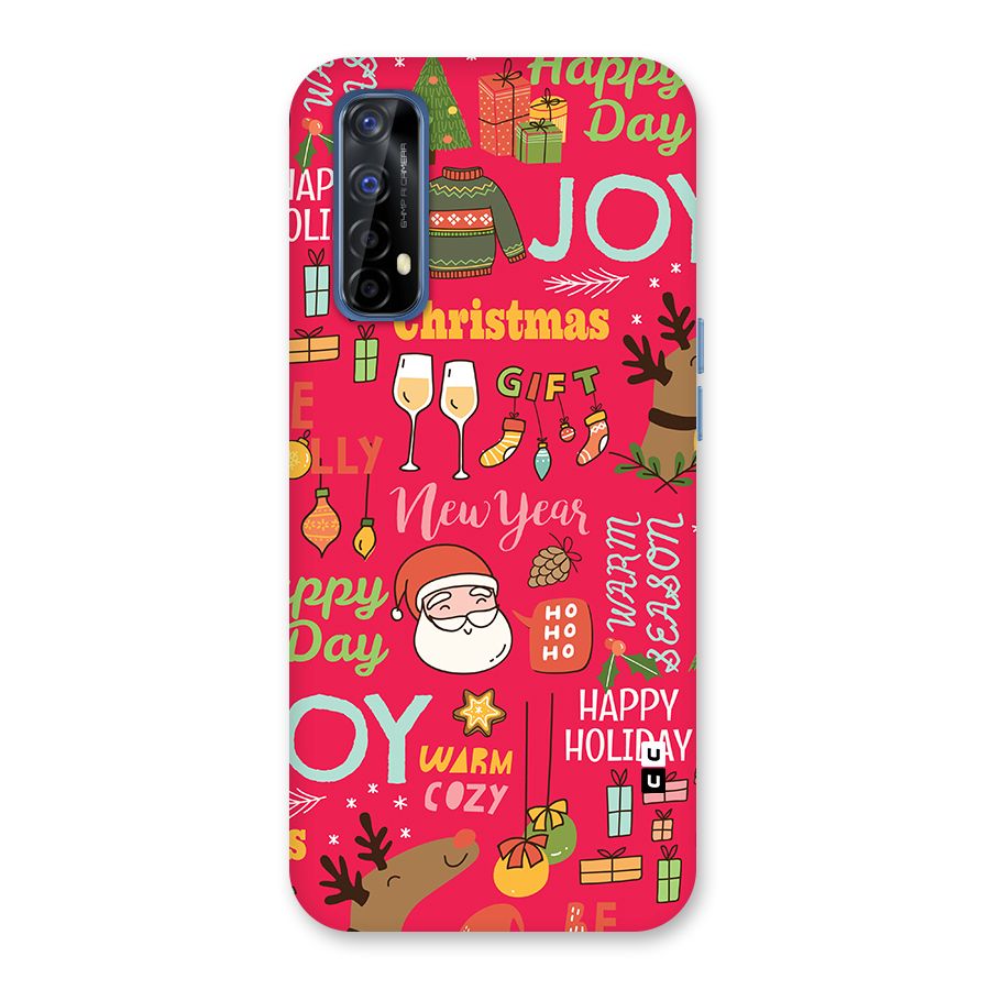 Christmas Joy Happy Day Back Case for Realme 7