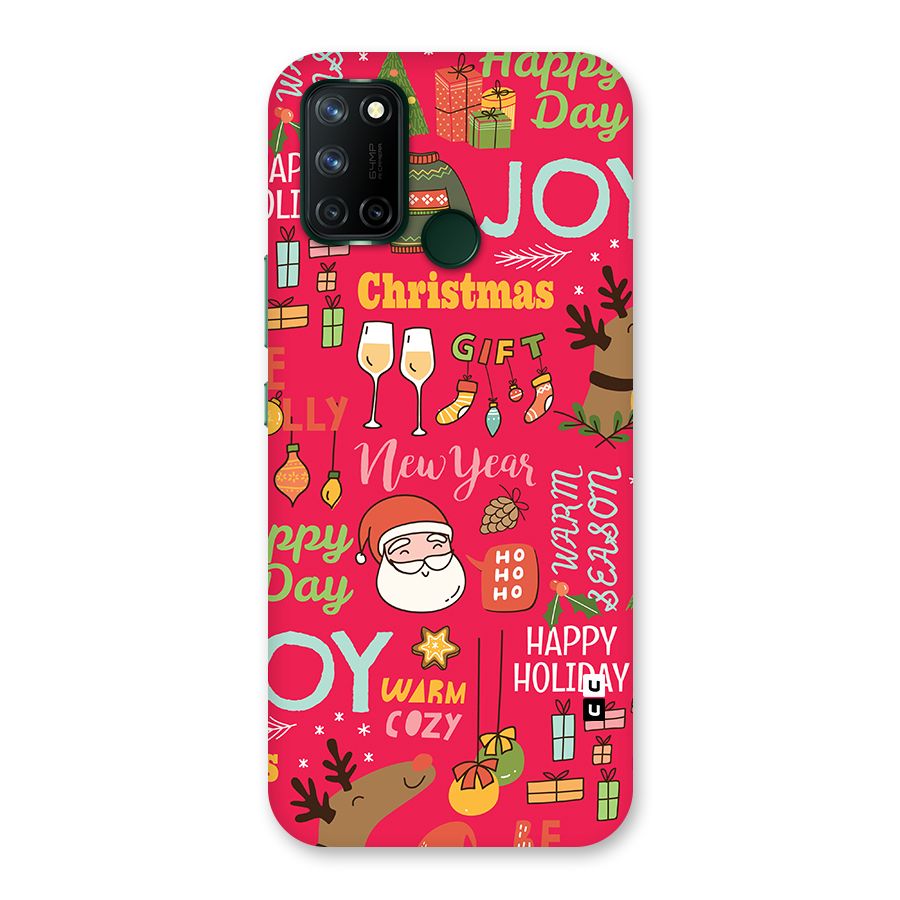 Christmas Joy Happy Day Back Case for Realme 7i