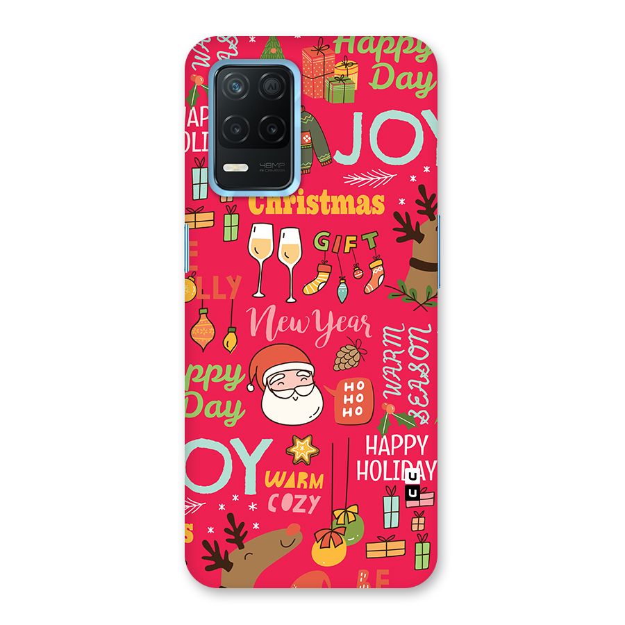 Christmas Joy Happy Day Back Case for Realme 8 5G