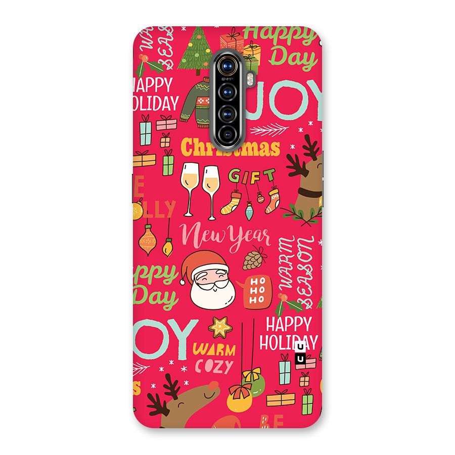 Christmas Joy Happy Day Back Case for Realme X2 Pro