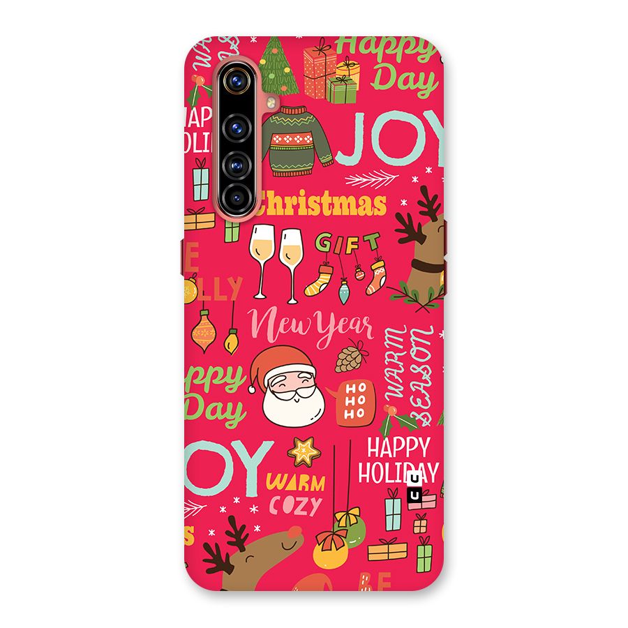 Christmas Joy Happy Day Back Case for Realme X50 Pro
