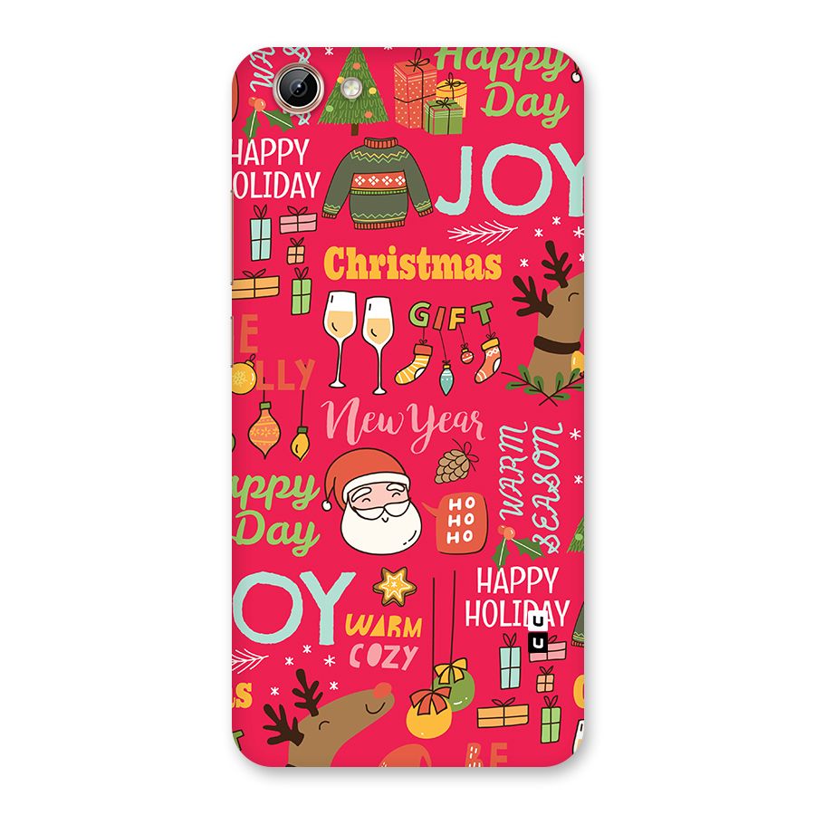 Christmas Joy Happy Day Back Case for Vivo Y71i