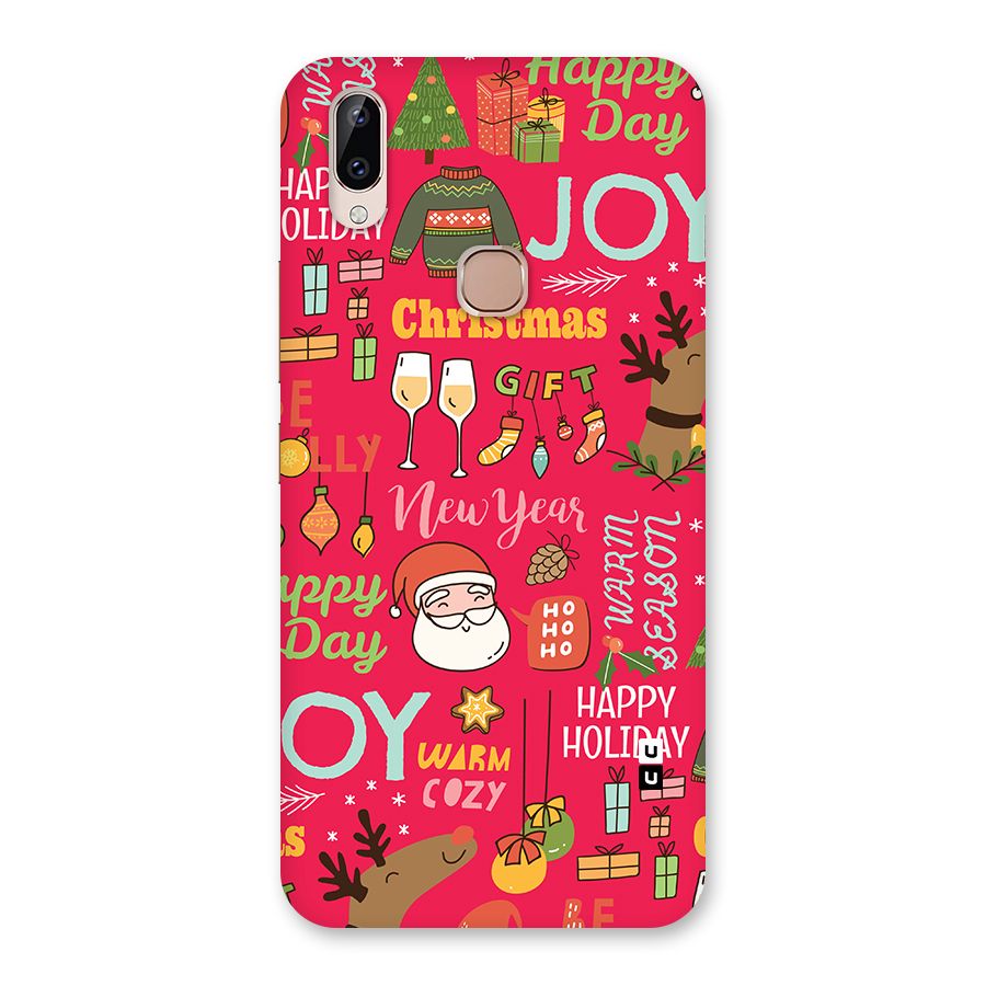 Christmas Joy Happy Day Back Case for Vivo Y83 Pro