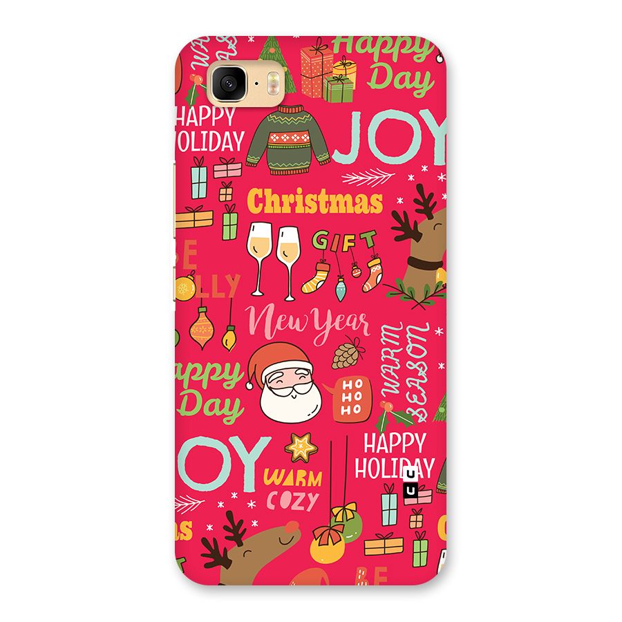 Christmas Joy Happy Day Back Case for Zenfone 3s Max