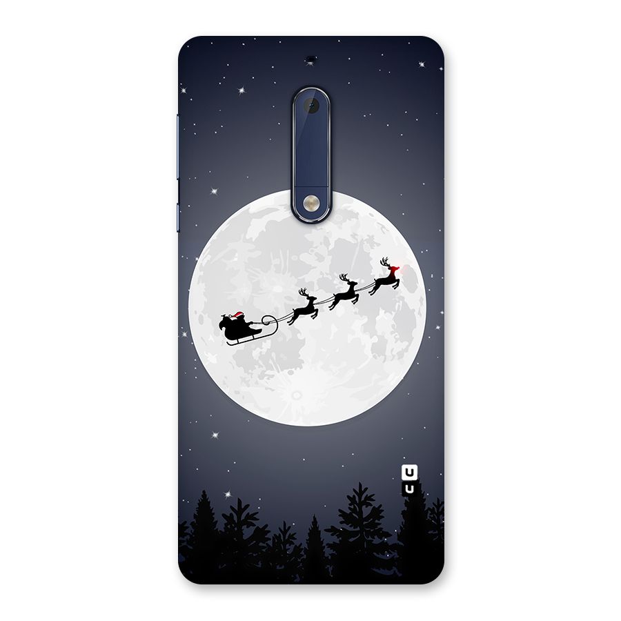Christmas Nightsky Back Case for Nokia 5