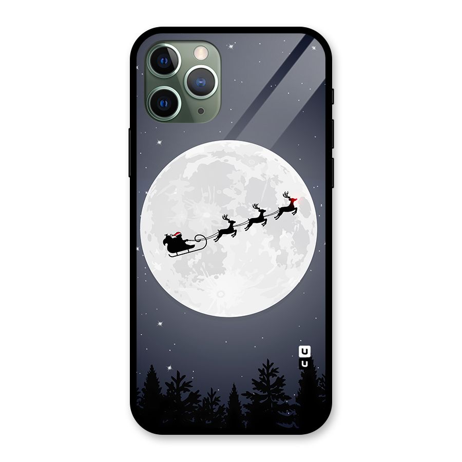 Christmas Nightsky Glass Back Case for iPhone 11 Pro