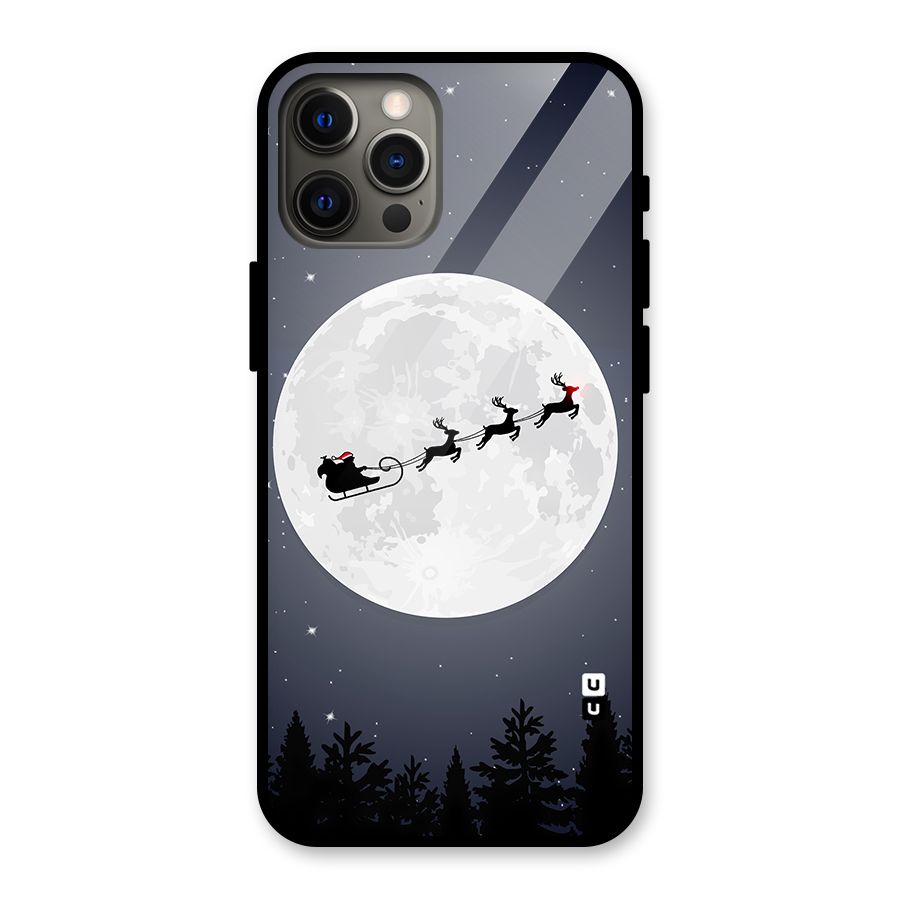 Christmas Nightsky Glass Back Case for iPhone 12 Pro Max