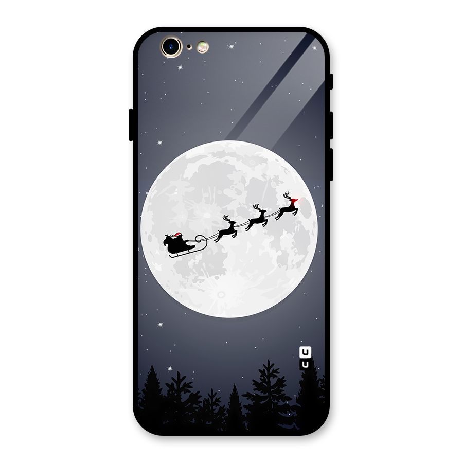Christmas Nightsky Glass Back Case for iPhone 6 6S